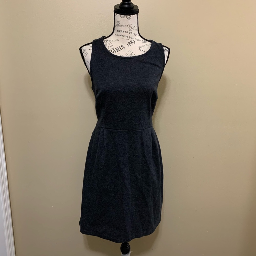 Old Navy Dark Gray Sleeveless Dress Size Large